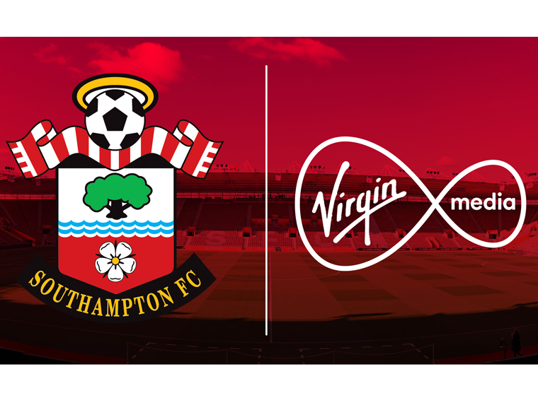 Virgin Media And Southampton Football Club Announce New Three Year Sponsorship Deal Virgin Media 7589